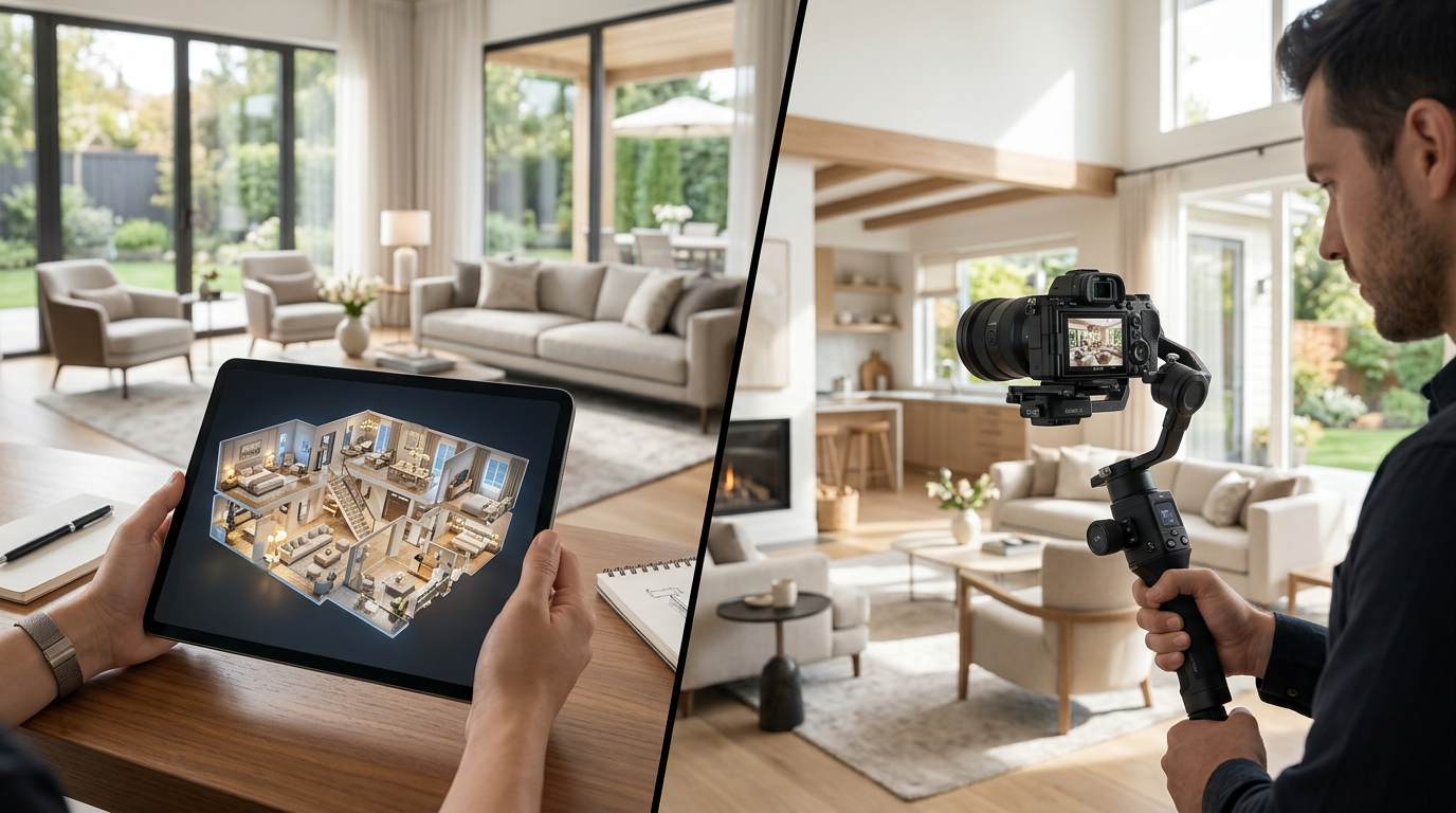 3D Virtual Tours vs. Video Walkthroughs: Which Sells Homes Faster?