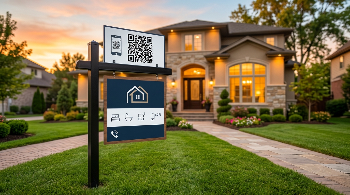 How to Use QR Codes on Yard Signs to Drive Listing Leads