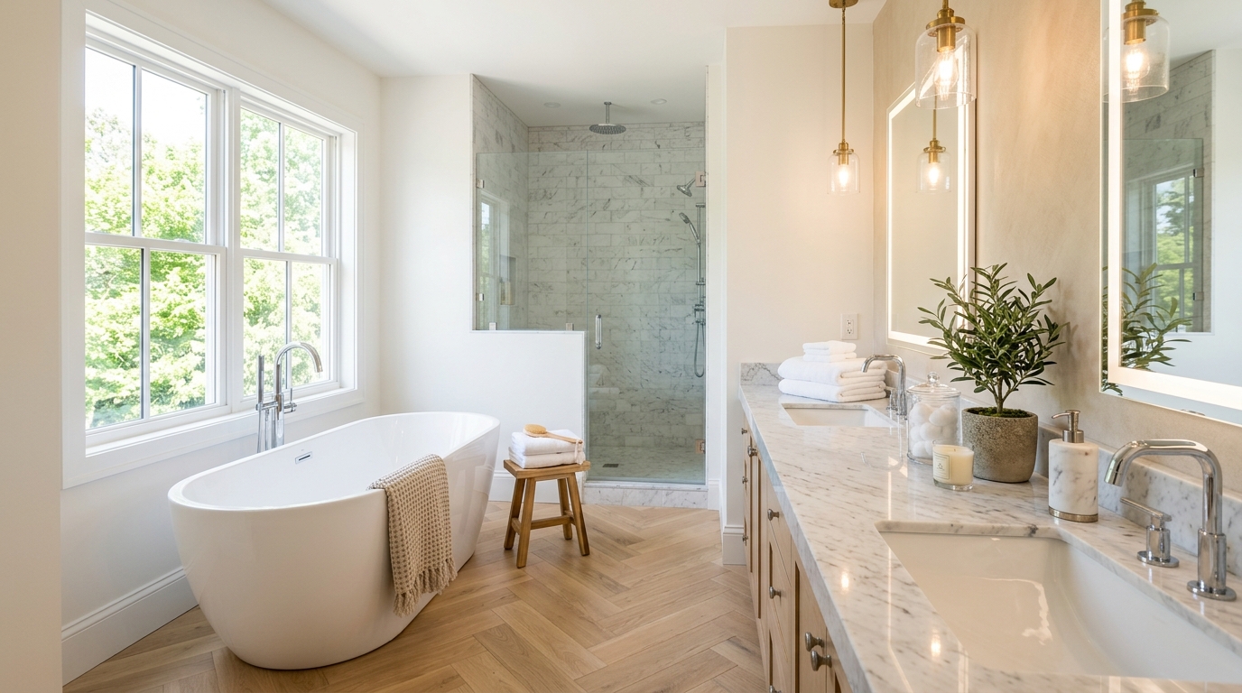 How to Stage a Bathroom for Photos: 7 Tips to Create a Spa-Like Feel