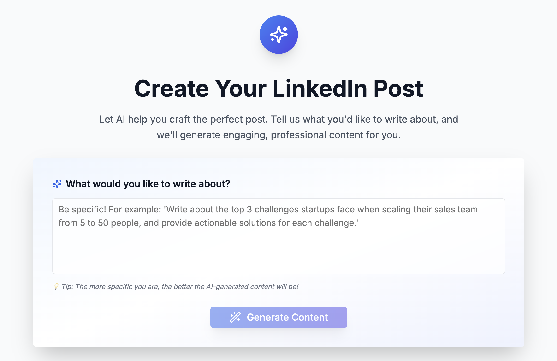 Content Generator